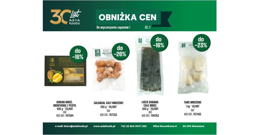 OBNIŻKA CEN: MROŻONE OWOCE I WARZYWA Z WIETNAMU CZ.1