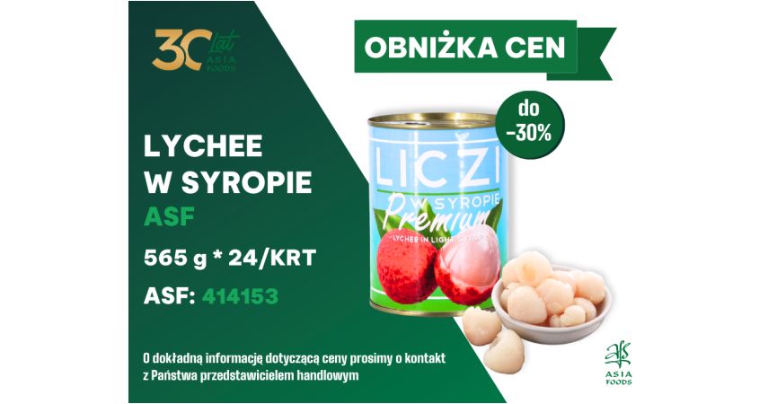 OBNIŻKA CEN: LICZI W SYROPIE ASF