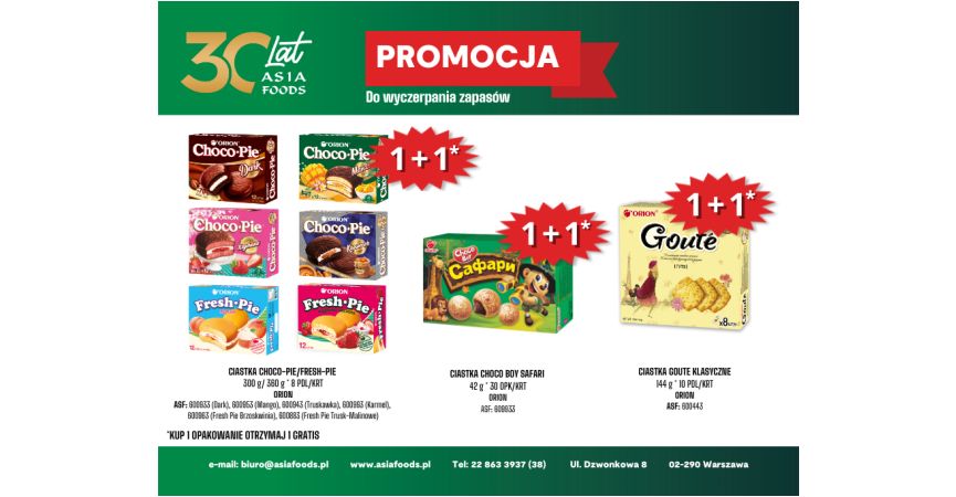 MEGA PROMOCJA: CIASTKA ORION