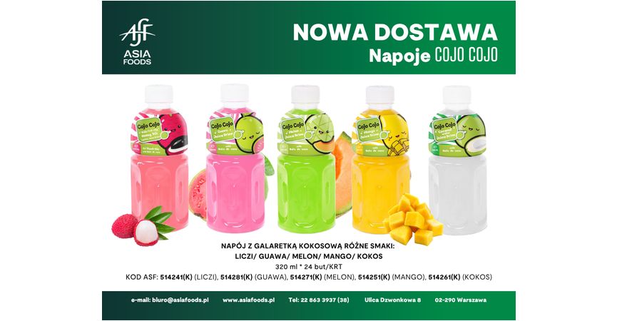 NOWA DOSTAWA: NAPÓJ COJO COJO