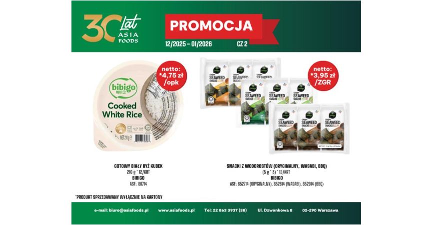 PROMOCJA DO KOŃCA 01/2026: CJ FOODS CZ.2