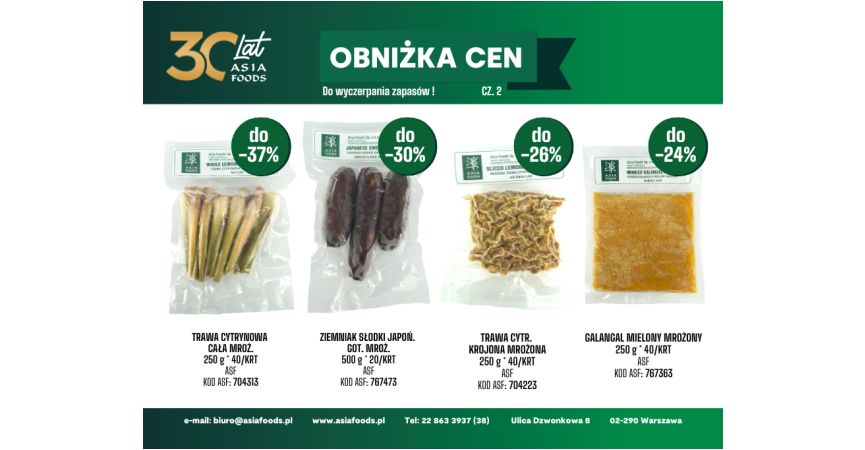 OBNIŻKA CEN: MROŻONE OWOCE I WARZYWA Z WIETNAMU CZ.2
