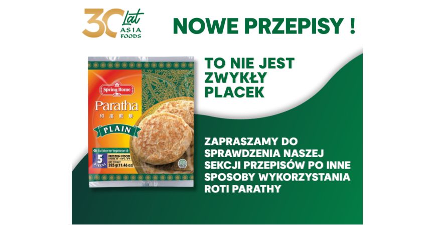 NOWE PRZEPISY: ROTI PARATHA
