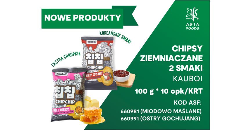 NOWE PRODUKTY: CHIPSY ZIEMNIACZANE: KAUBOI