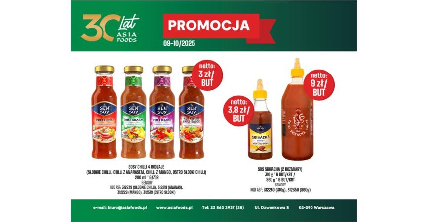 PROMOCJA DO KOŃCA 10/2025: SOS CHILI SEN SOY