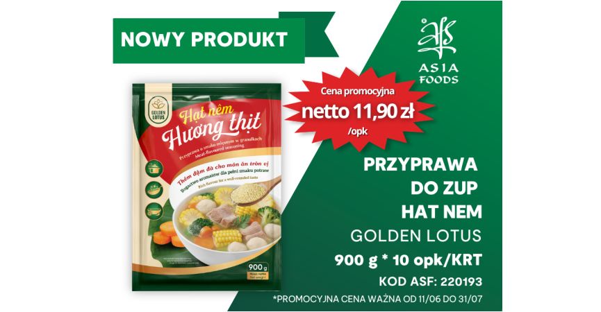 NOWY PRODUKT: PRZYPRAWA DO ZUP GOLDEN LOTUS