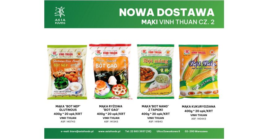 NOWA DOSTAWA: MĄKA VINH THUAN CZ.2