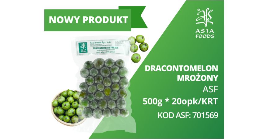 NOWY PRODUKT: DRACONTOMELON MROŻONY ASF