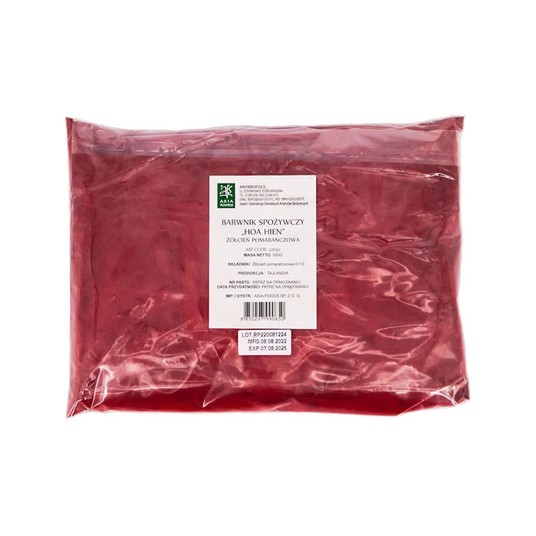 BARWNIK SPOŻ.POMARAŃ-HOA HIEN-500g*12op -zdjęcie numer 1