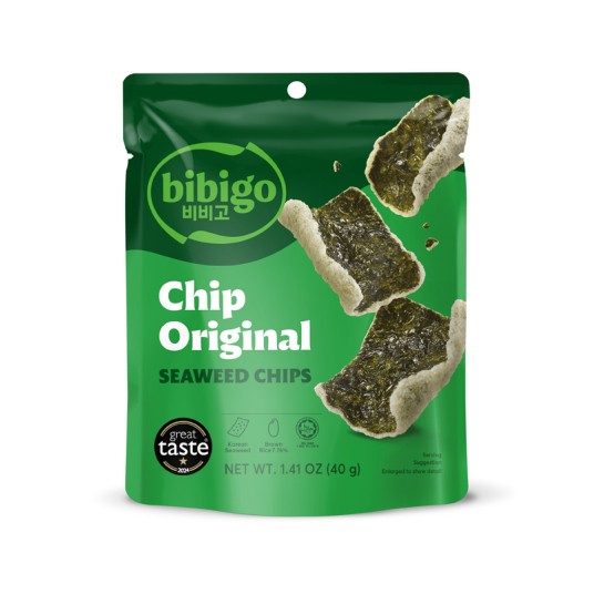 CHIPSY Z BRĄZ. RYŻU Z WODOR.-ORIGINAL-BIBIGO-40g*8 -zdjęcie numer 1