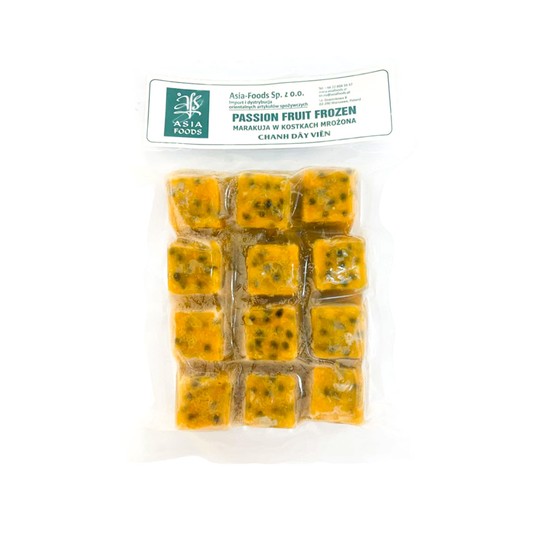 KOSTKI MARAKUJA- PASSION FRUIT MROŻ ASF-500g*20 -zdjęcie numer 1