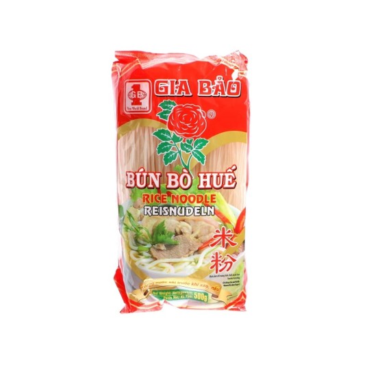 MAKARON RYŻ. BUN BO HUE - GIA BAO - 500g*20op/krt -zdjęcie numer 1