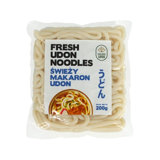 MAKARON ŚWIEŻY UDON - GOLDEN LOTUS - 200g * 30/KRT -zdjęcie numer 1