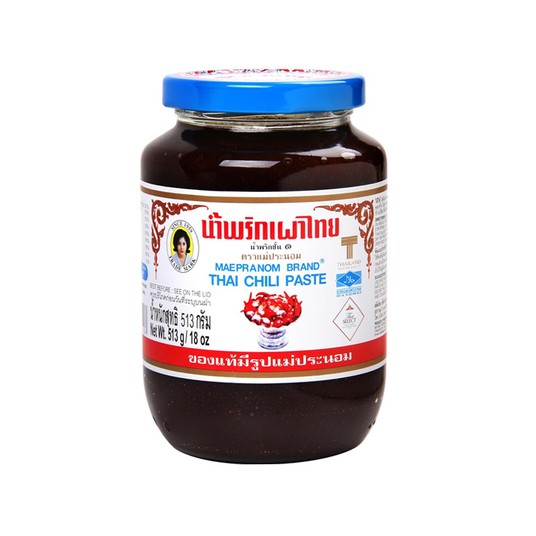 PASTA CHILLI THAI -MAEPRANOM- 513g/SLK*12/KRT -zdjęcie numer 1