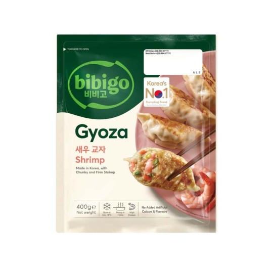 PIEROŻKI GYOZA Z KREWETKI & WARZ.- BIBIGO-400g*16 -zdjęcie numer 1