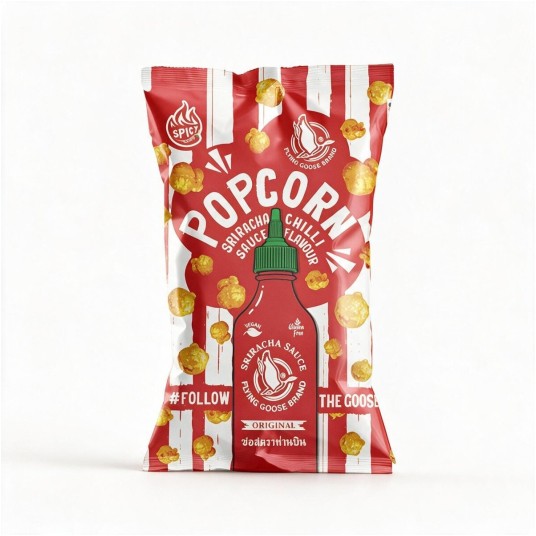 POPCORN CHILLI SRIRACHA - FG - 80g*12/KRT -zdjęcie numer 1