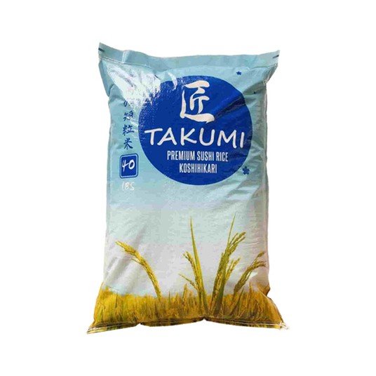 RYŻ DO SUSHI-TAKUMI-KOSHIHIKARI-40LBS/W -zdjęcie numer 1