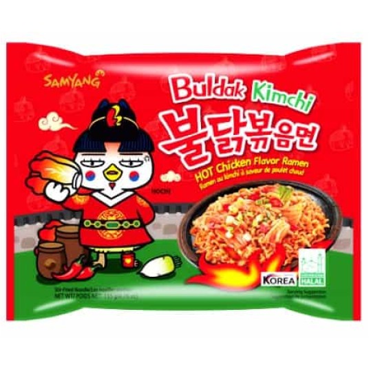 ZUPKI RAMEN-BULDAK KIMCHI-SAMYANG-135gx5x8/KRT -zdjęcie numer 1