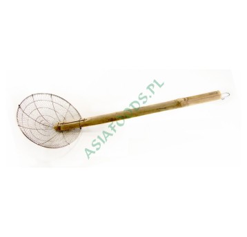CEDZAK CZERPAK Z BAMBUSOWYM UCHWYTEM 20 cm