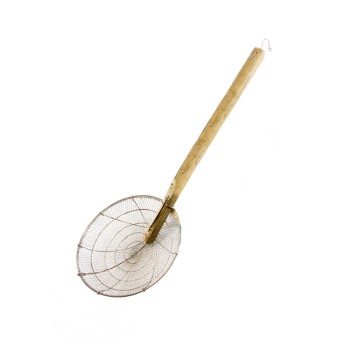 CEDZAK CZERPAK Z BAMBUSOWYM UCHWYTEM 25 cm