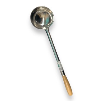 CHOCHLA INOX - 11 cm - DREWNIANA RĄCZKA