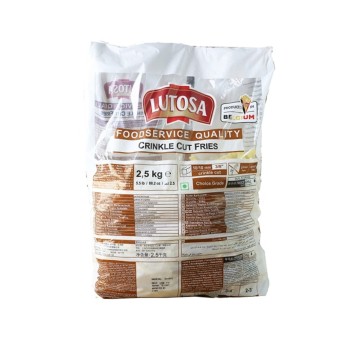 FRYTKI - KARBOWANE - LUTOSA - 2,5kg/opk*4/KRT