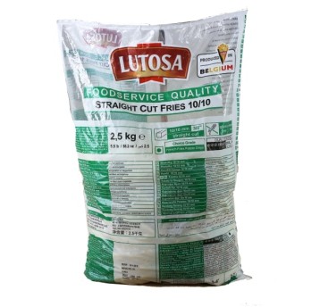 FRYTKI - PROSTE (7*7)-LUTOSA-2,5Kg/opk*4/KRT