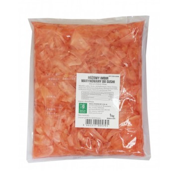 IMBIR MARYNOWANY - RÓŻOWY - 1 kg*10op/krt