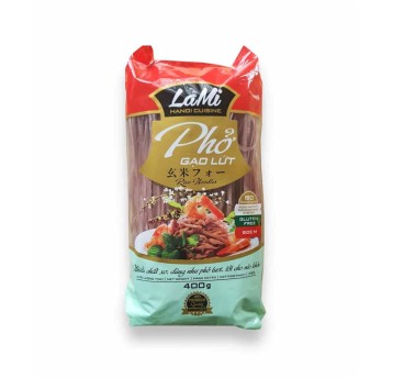 MAKARON RYŻ. BRĄZOWY- PHO GAO LUT - LAMI - 400g*25