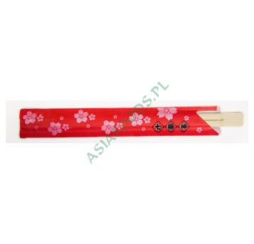 PAŁECZKI JED.CZERW.KWIAT 21cm 100par/opk*20opk/KRT