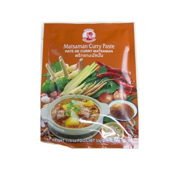 PASTA CURRY MASSAMAN COCK 50g*12opk/PDL*10/KRT