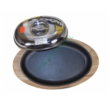 POKRYWKA INOX DO TALERZA ŻELIWNEGO