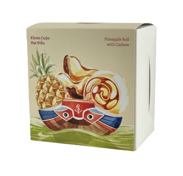 ROLADKI ANANASOWE Z ORZECHAMI NERK-100g* 70opk/KRT