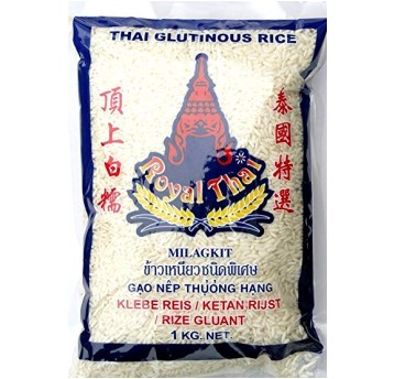 RYŻ GLUTINOUS ROYAL THAI 1kg/OPK*10/KRT