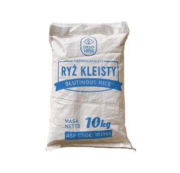 RYŻ KLEISTY KRÓTKOZIARNISTY-GL-10kg/opk