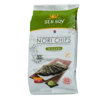 SNACKI NORI WASABI SENSOY-ZIEL.4,5gr x 18opk/KRT