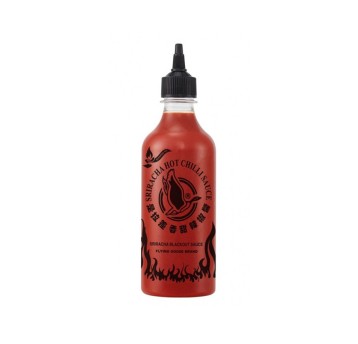SOS CHILLI SRIRACHA - BLACK SUPER HOT- FG-455ml/12