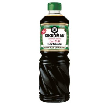 SOS SOJ. KIKKOMAN - LESS SALT - 975 ML/BUT*6/KRT