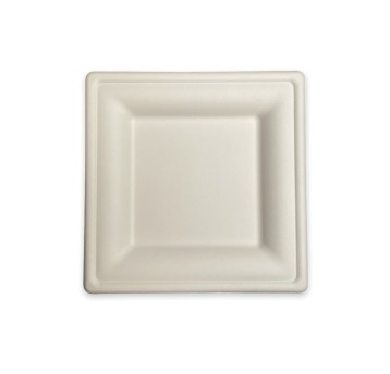 TALERZ KWADRAT. Z TRZCINY CUKR. 125szt/op*4/KRT