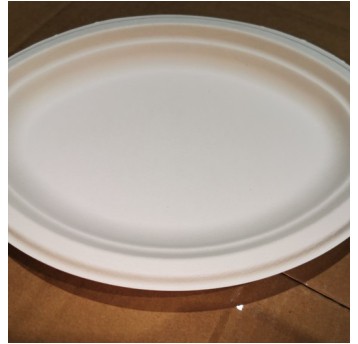 TALERZ OWALNY Z TRZCINY CUKR. 50szt*10/KRT- 3225