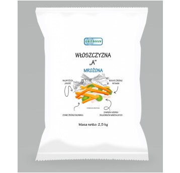 WŁOSZCZYZNA MROŻ UNIFR. 2,5KG/OPK*4/KRT