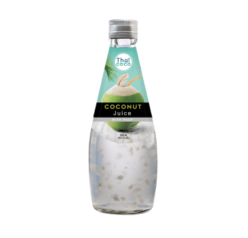 WODA KOKOSOWA Z PULPĄ -50%-THAICOCO- 300 ml*24/KRT