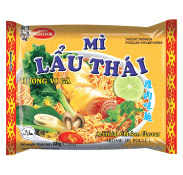 ZUPKI LAU THAI-KURCZAKI-ŻÓŁTY- 78g*30/k-181463