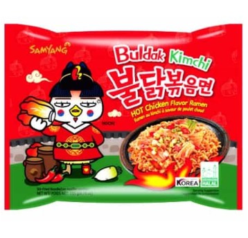 ZUPKI RAMEN-BULDAK KIMCHI-SAMYANG-135gx5x8/KRT